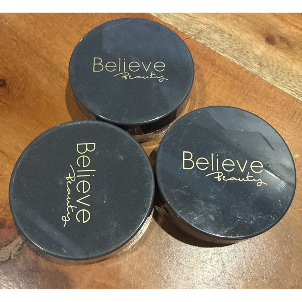 Believe Beauty Matte Blur Loose Powder MEDIUM/DEEP 0.14 oz / EA NEW 3 Pk